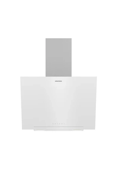Grundig GDSP 2474 BW Beyaz Yatay Cam Davlumbaz ürün görseli 1