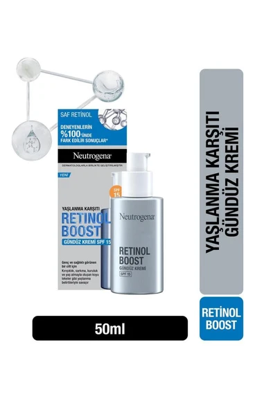 Neutrogena Retinol Boost Kırışıklık Karşıtı Gündüz Kremi 50 ml ürün görseli 1