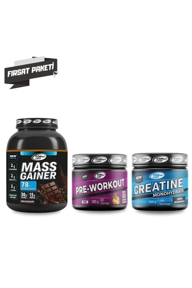 Conlast MASS GAINER 2000G/PRE-WORKOUT 300G/CREATINE ürün görseli 1
