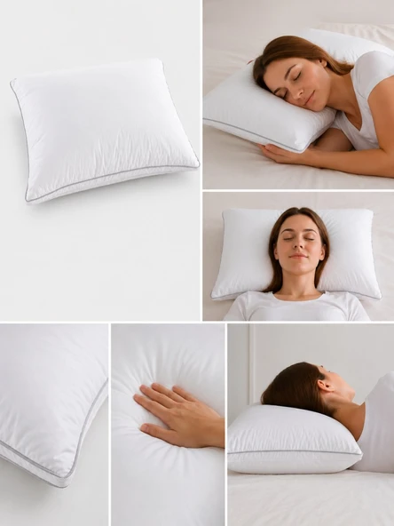 Liva Micro Yastık 47x67+4 cm 1100 gr - Resim 3