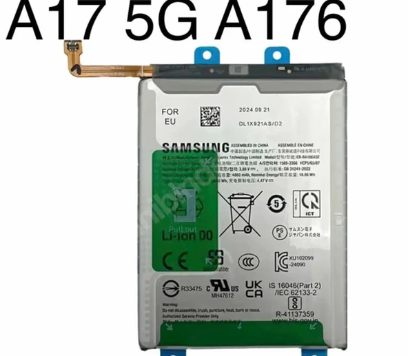 Samsung A17 4G A175-A17 5G A176-A07 A075 orj kalitede batarya EB-BA166ASE ürün görseli 1