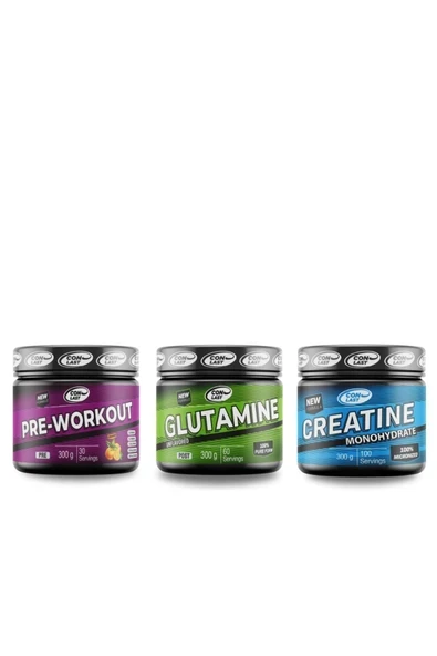 Conlast Pre-workout300gr/glutamine300gr/creatine Monohydrate300gr ürün görseli 1