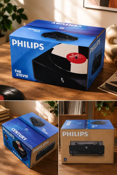 Philips TAV3000B/10 Bluetooth Retro Pikap - Resim 9