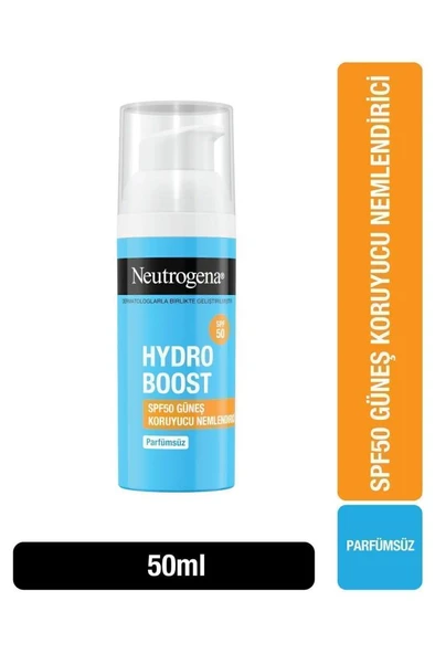 Neutrogena Hydro Boost SPF50 Güneş Koruyucu Nemlendirici 50 ml ürün görseli 1