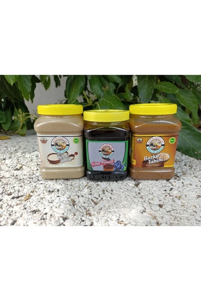 Eko 3 lü paket ( tahin, pekmez,beyaz tahin) 3 kg ürün görseli 1