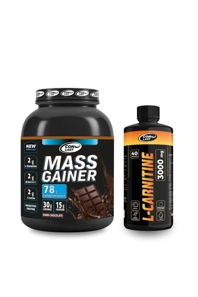 Conlast Mass Gainer 2000gr L-carnitine Plus Vitamax 3000 Mg Hediyeli ürün görseli 1