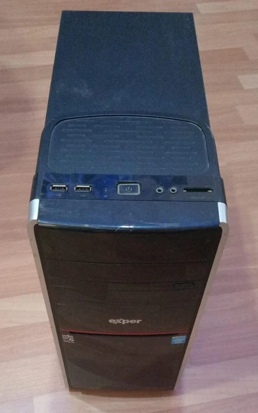 EXPER ACTİVE BOŞ MİDİ ATX KASASI (POWER SUPPLY YOK) KULLANILMIŞ-TEMİZ-SORUNSUZ ürün görseli 1