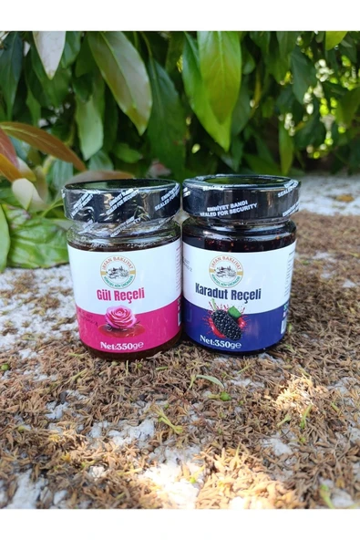 Gül Reçeli Ve Karadut Reçeli Toplam 700 gr ürün görseli 1