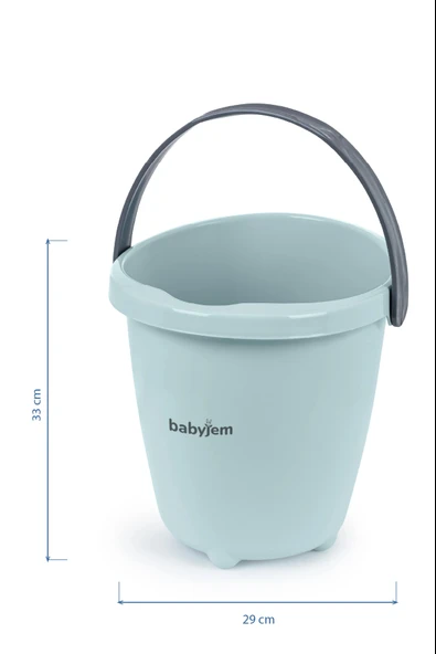 Babyjem Elegant Kova & Maşrapa Set Turkuaz - Resim 9