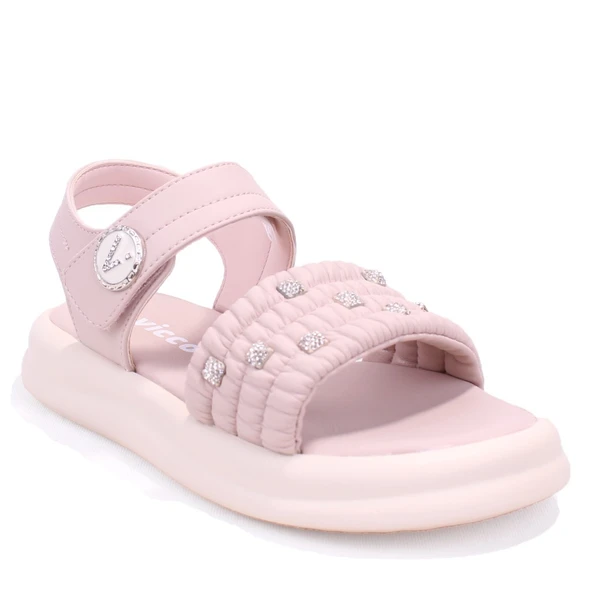 Vicco Sandra 321F26Y182 Pudra Ortopedik Günlük Kız Çocuk Spor Sandalet ürün görseli 1