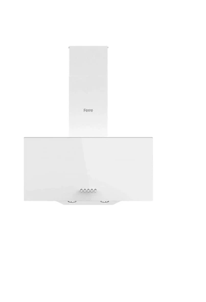 Ferre D087 Beyaz Cam Davlumbaz 60 cm ürün görseli 1