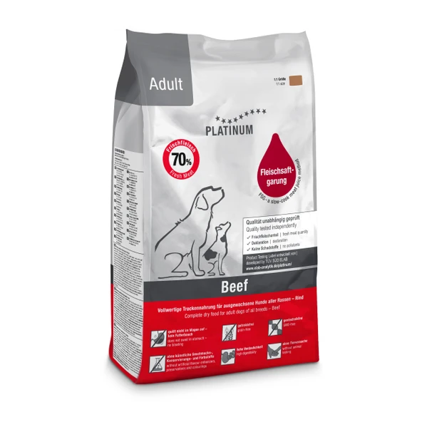 Platinum Sığır Etli Yetişkin Köpek Maması 1,5kg ürün görseli 1