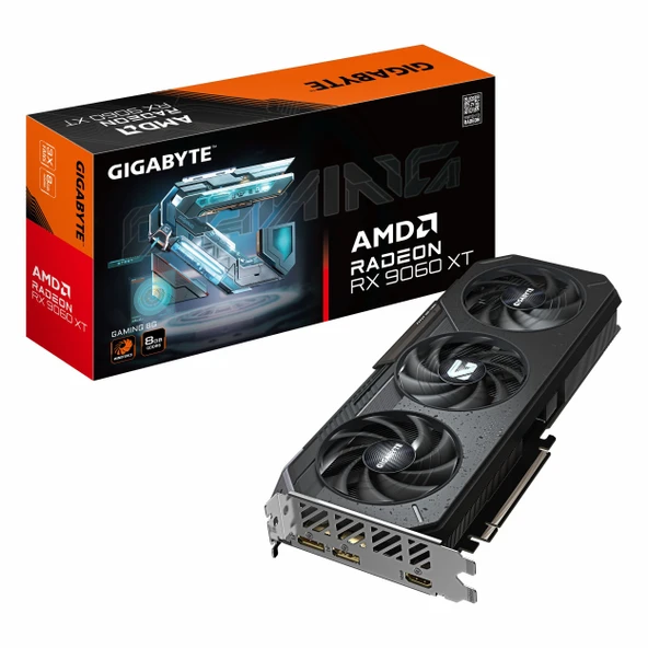 Gigabyte Gaming Radeon RX 9060 XT 8GB GDDR6 128Bit HDMI/DP Ekran Kartı ürün görseli 1
