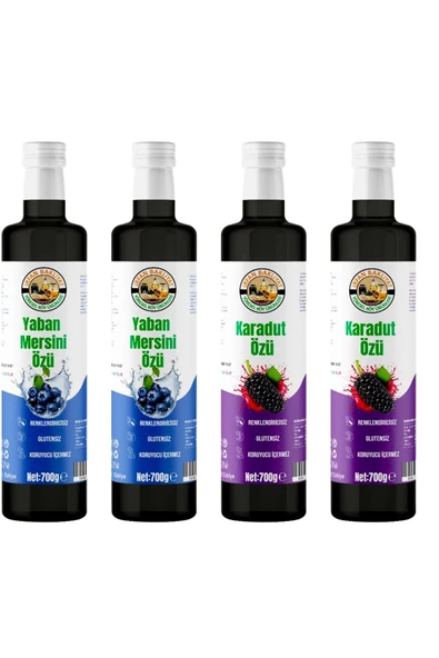 Yaban Mersini Özü 2*700 gr Karadut Özü 2*700 gr Toplam 4 Adet ürün görseli 1