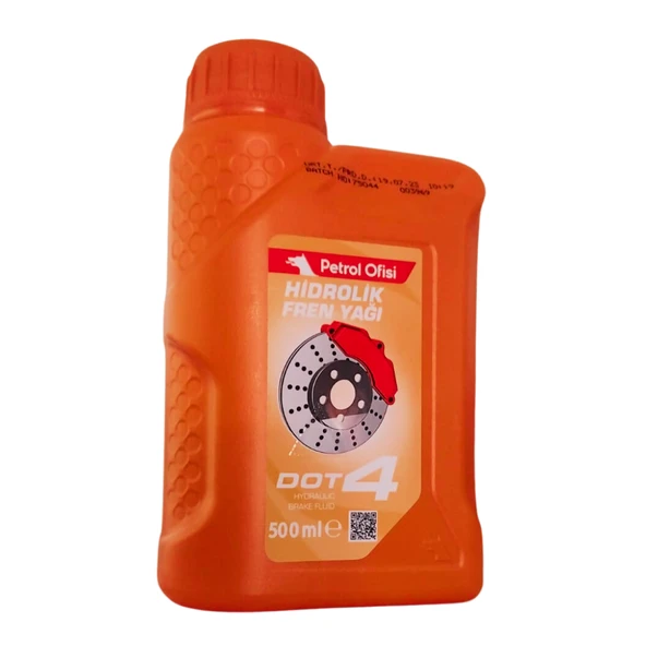 Petrol Ofisi Dot 4 Hidrolik Fren Yağı 500 ML ürün görseli 1