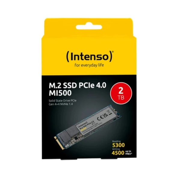 Intenso Mı500 3836470 2tb 5300/4500mb/s M.2 2280 Pcıe 4.0 Nvme Ssd ürün görseli 1