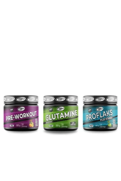 Conlast Pre-workout300gr/glutamine300gr/proflaks Plus Vitamax300gr ürün görseli 1