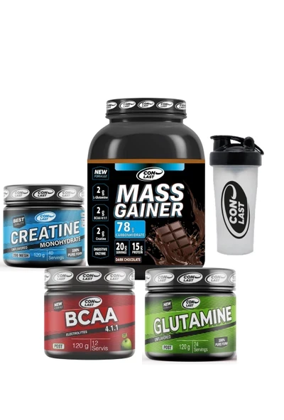 Conlast Hacim Paketi Mass Gainer - Creatine - Bcaa Hediye SHAKER ürün görseli 1