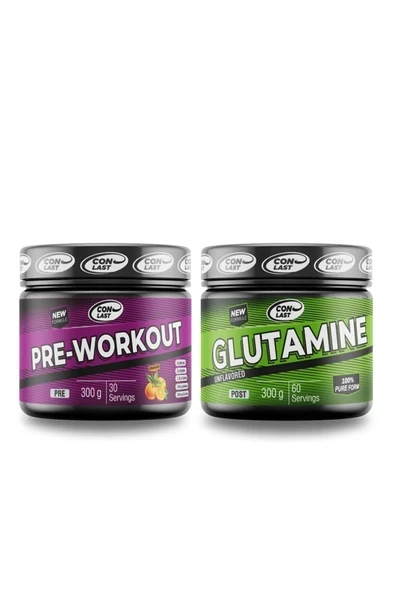 Conlast Pre-Workout Orange 300 Gr GLUTAMINE 300 Gr HEDİYELİ ürün görseli 1