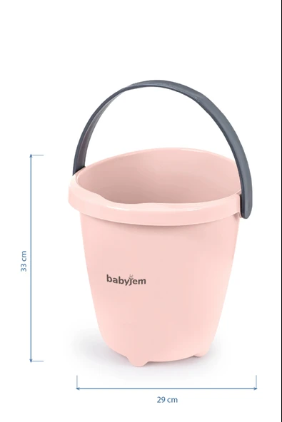 Babyjem Elegant Kova & Maşrapa Set Pembe - Resim 7
