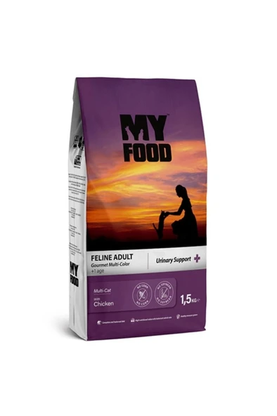 My Food Gurme Yetişkin Kedi Maması Urinary Support 1,5 Kg ürün görseli 1