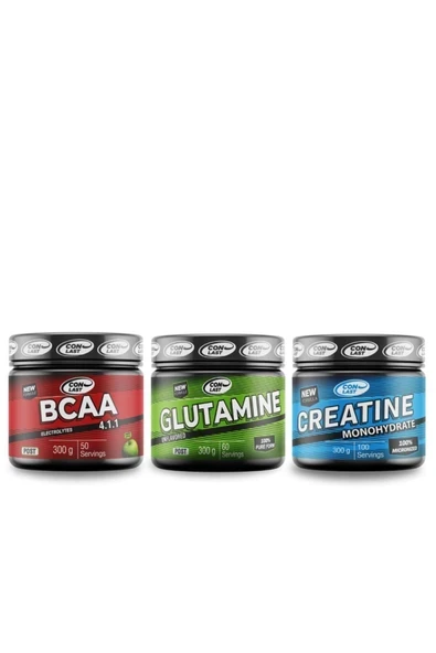 Conlast BCAA 300 GR GLUTAMİNE 300 GR CREATİNE MONOHYDRATE 300 GR HEDİYELİ ürün görseli 1