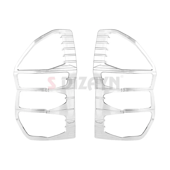 S-Dizayn Ford Courier Stop Çerçevesi 2 Prç. Abs. Krom 2014-2022 ürün görseli 1