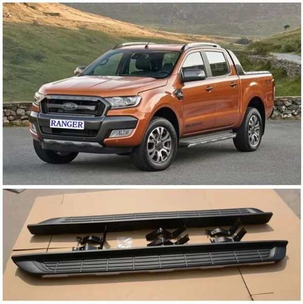 Ford Ranger T6 - T7 - T8 Kasa Uyumlu OEM Style Yan Basamak (ithal) ürün görseli 1