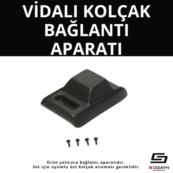 pel Mokka ABS Vidalı Kol Dayama Kolçak Alt Adaptör 2016-2019 A+Kalite ürün görseli 1