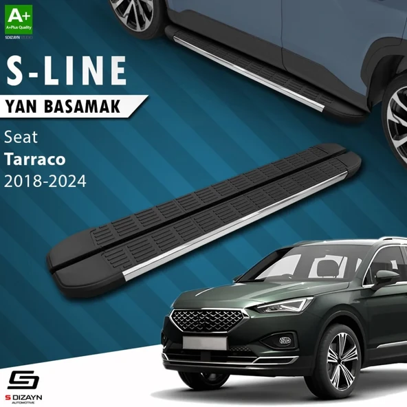 S-Dizayn Seat Tarraco S-Line Krom Yan Basamak 193 Cm 2018-2024 A+ Kalite ürün görseli 1