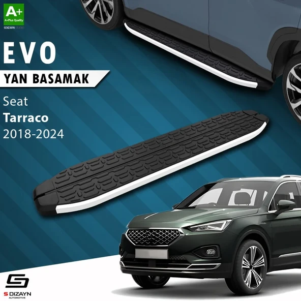 S-Dizayn Seat Tarraco Evo Aluminyum Yan Basamak 193 Cm 2018-2024 A+ Kalite ürün görseli 1