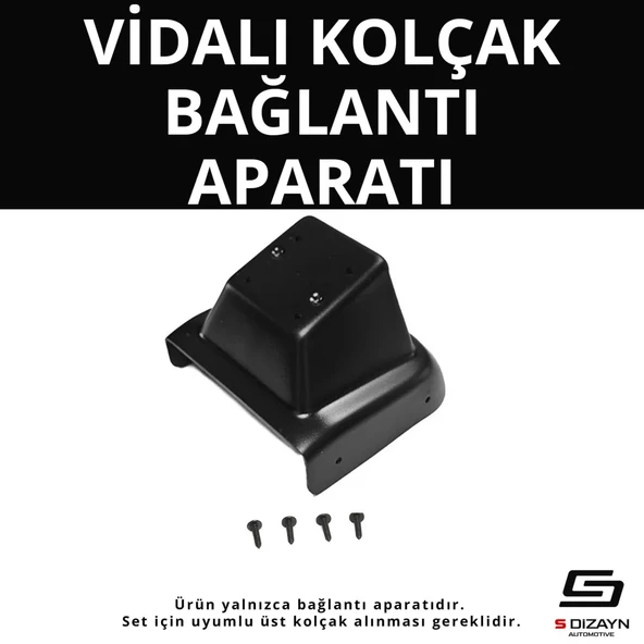 S-Dizayn Suzuki Vitara ABS Vidalı Kol Dayama Kolçak Alt Adaptör 2015 Üzeri A+Kalite ürün görseli 1