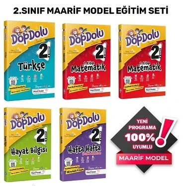 Mavi Boncuk 2. Sınıf Dopdolu Etkinlik Seti Maarif Modeli ürün görseli 1