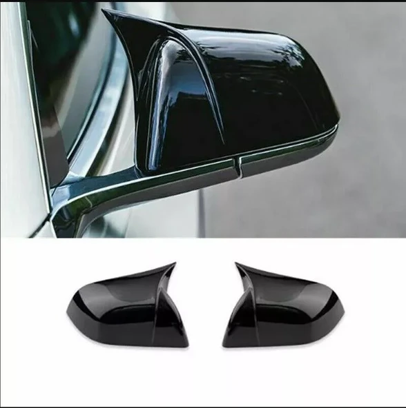 Tesla Y Uyumlu Batman Yarasa Ayna Kapağı (Parlak Siyah) ürün görseli 1