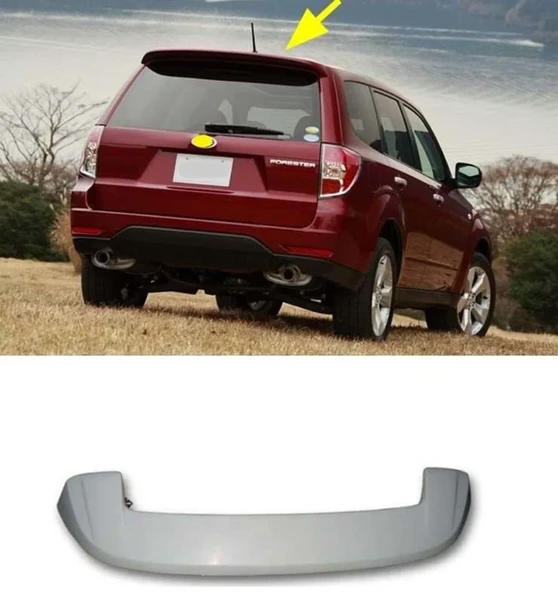 Subaru Forester Uyumlu 2009 2012 Spoiler (Boyasız) Parça ürün görseli 1