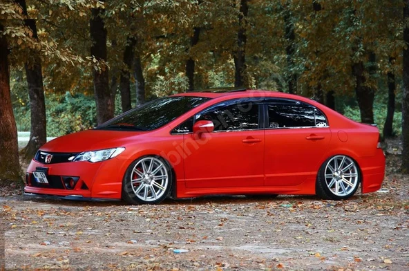 Honda Civic Uyumlu Fd6 Yan Marşpiyel (VAKUM) Beyaz Boyalıdır ürün görseli 1