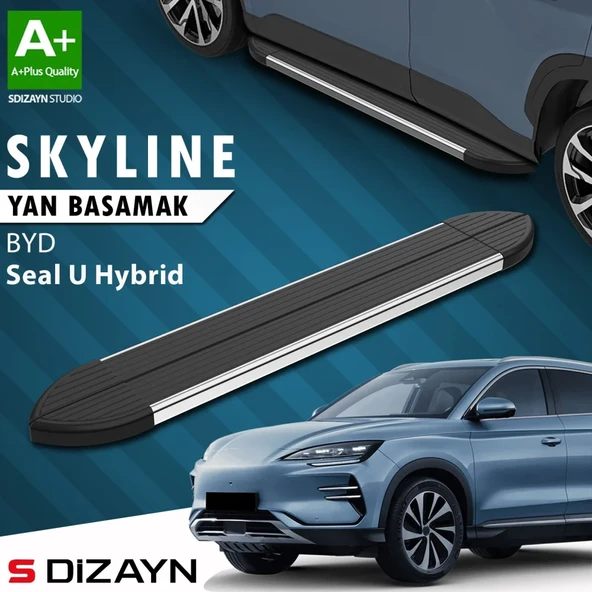 S-Dizayn BYD Seal U Hybrid Skyline Krom Yan Basamak 193 Cm 2022 Üzeri A+ Kalite ürün görseli 1