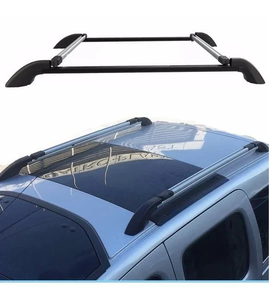 Renault Kangoo 2 2007-2019 Turtle Eagle Tavan Çıtası Siyah - Resim 2