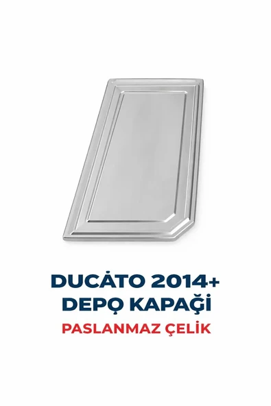 Fiat Uyumlu Ducato Depo Kapağı 2014- Paslanmaz Çelik ürün görseli 1
