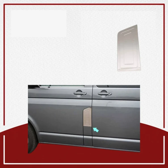 Volkswagen Uyumlu T6 Transporter 2015- Depo Kapağı Paslanmaz Çelik ürün görseli 1