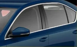 Skoda Uyumlu Octavia A7 2013-2019 Cam Çerçevesi Paslanmaz Çelik ürün görseli 1