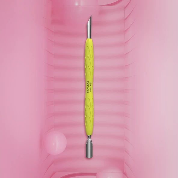 Staleks Uniq Gummy Profesyonel Portakal Çubuğu Kütikül İtici Et İtici Pusher PQ-10/2y ürün görseli 1