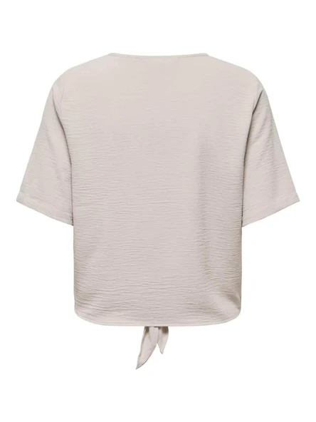 15371083 ONLEVALOU METTE 2/4 KNOT TOP WVN - Resim 6