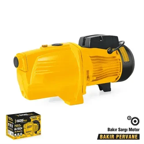 SGS5387 - JET SU POMPASI 750 WATT 1.0 HP - 46 METRE - BAKIR SARGI ürün görseli 1