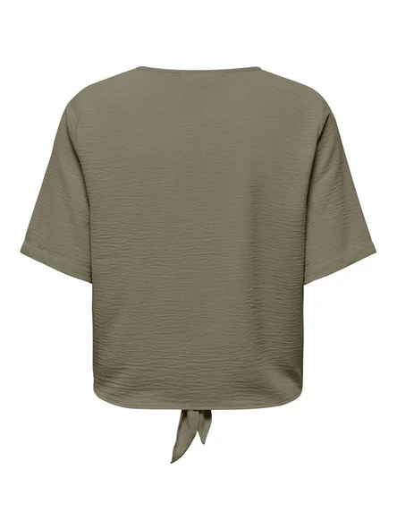 15371083 ONLEVALOU METTE 2/4 KNOT TOP WVN - Resim 7