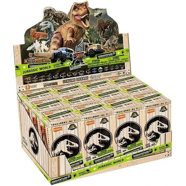 Blokees Jurassic World Terraventure Sürprizi - 1 Adet Stokta Olan Gönderilir ürün görseli 1