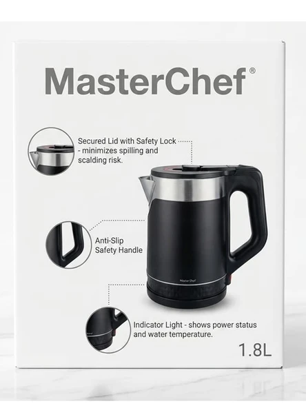 MasterChef Çelik kettle Plasik Kaplama 1,8lt - Resim 2