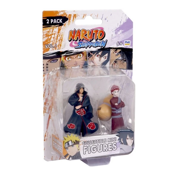 Naruto 2'li Koleksiyon Figür Seti PMI/NSH2014S - Stokta Olan Model Gönderilir ürün görseli 1