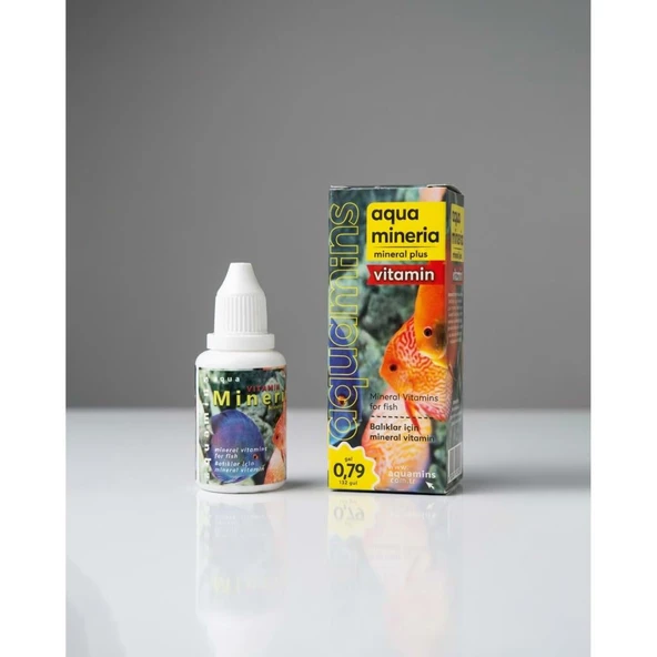 Aqua Boutique Akvaryum Balıkları İçin Multi Minera l Vitamin  Skt:05/2030 ürün görseli 1