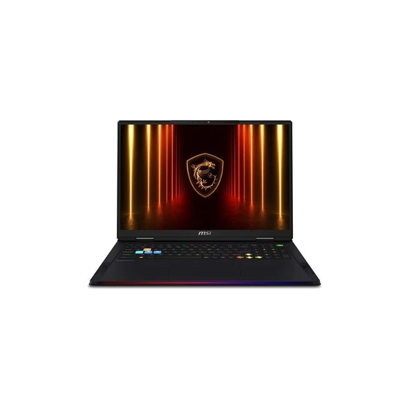 Msi  18" UHD Raıder A18 Hx A9WIG-092TR Ryzen 9 9955HX3D-64GB Ddr5 RAM-16GB RTX5080-2TB NVME-W11H 120HZ ürün görseli 1